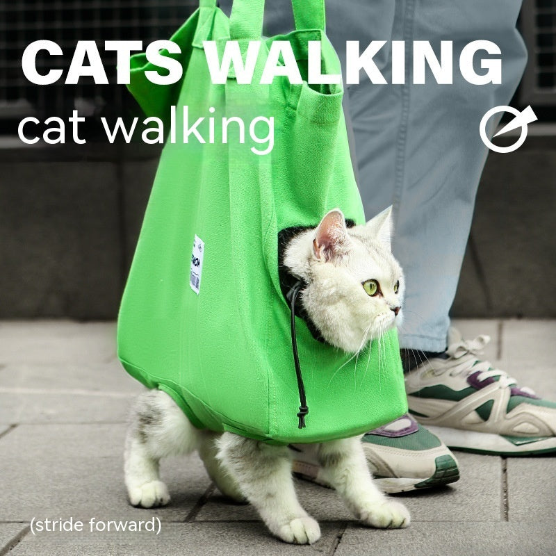 Escape-Proof Breathable Pet Carrier Bag – Comfortable Travel for Cats & Small Dogs