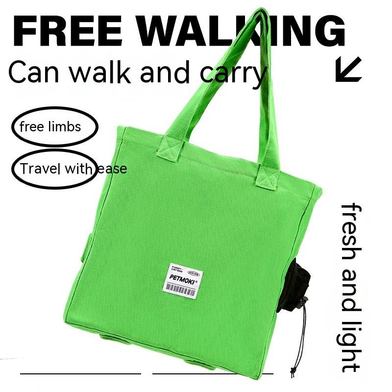 Escape-Proof Breathable Pet Carrier Bag – Comfortable Travel for Cats & Small Dogs