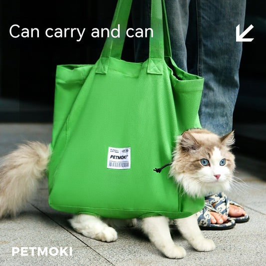 Escape-Proof Breathable Pet Carrier Bag – Comfortable Travel for Cats & Small Dogs
